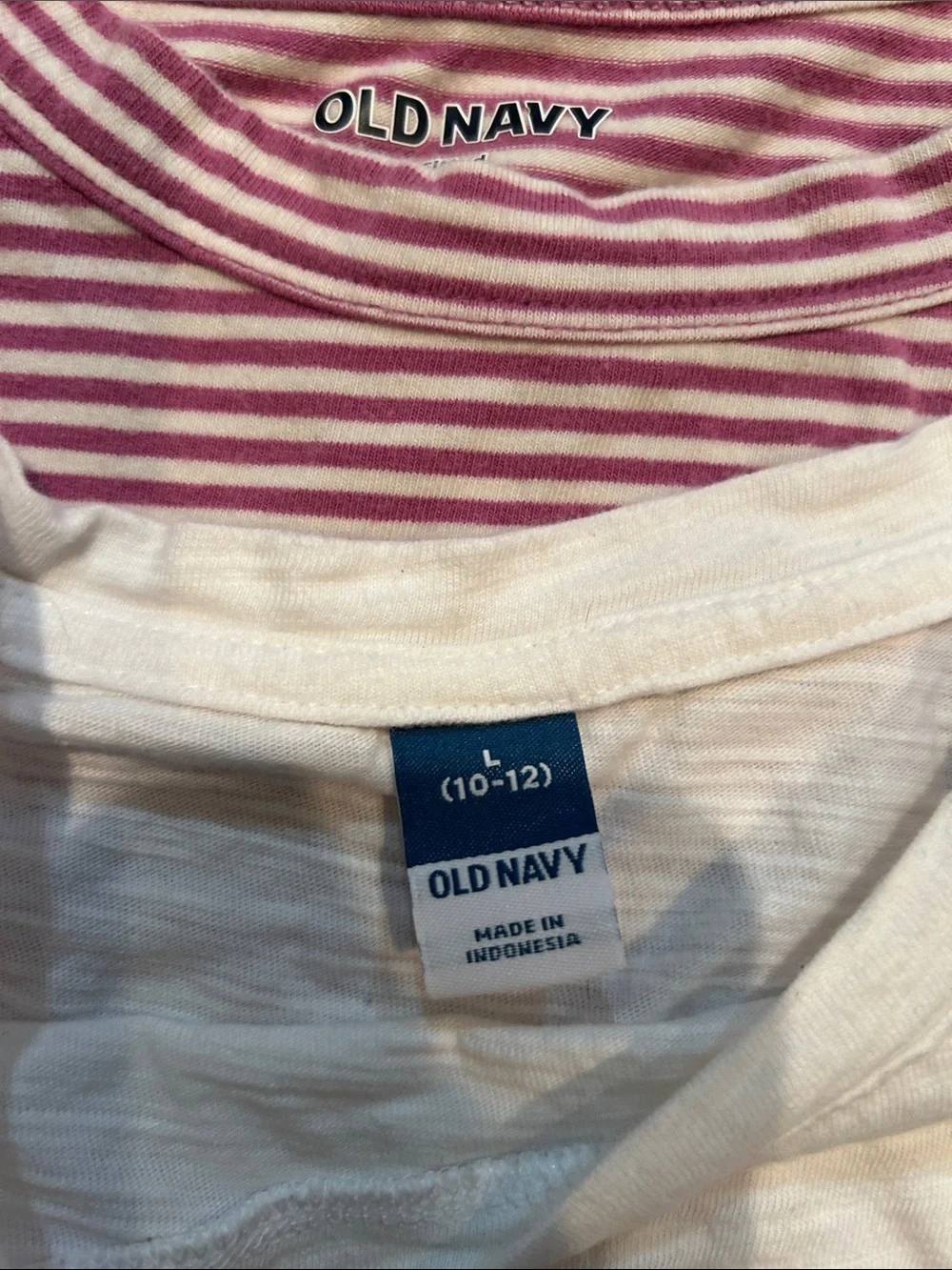 Old Navy Girls Short Sleeve Bundle and  Olive Bralette Layer